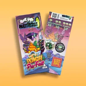 One Up Multiverse Peach Parfait Chocolate Bar Germany