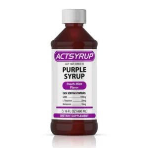 ACTSYRUP Purple Peach-Mint Flavor Germany