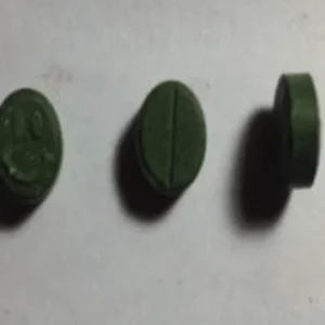 Dark Smiley Green 150mg MDMA Europe