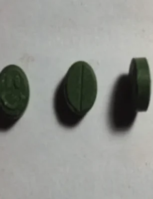 Dark Smiley Green 150mg MDMA Europe