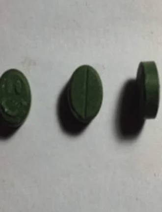 Dark Smiley Green 150mg MDMA Europe